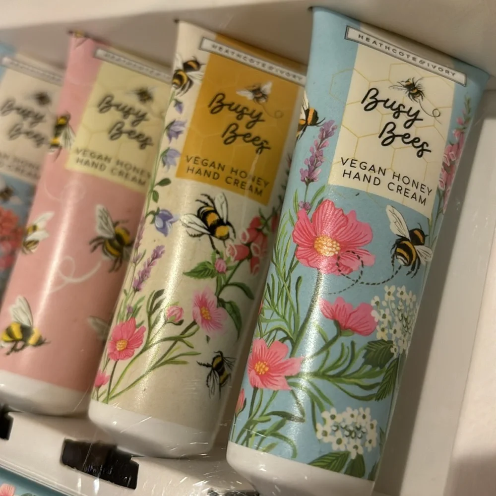 Busy Bee Hand Cream Collection Heathcote & Ivory 7X 1.0oz tubes NWT Vegan Honey - Picture 9 of 16